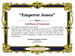 Emperor Jones Limited Edition Lithographic Print